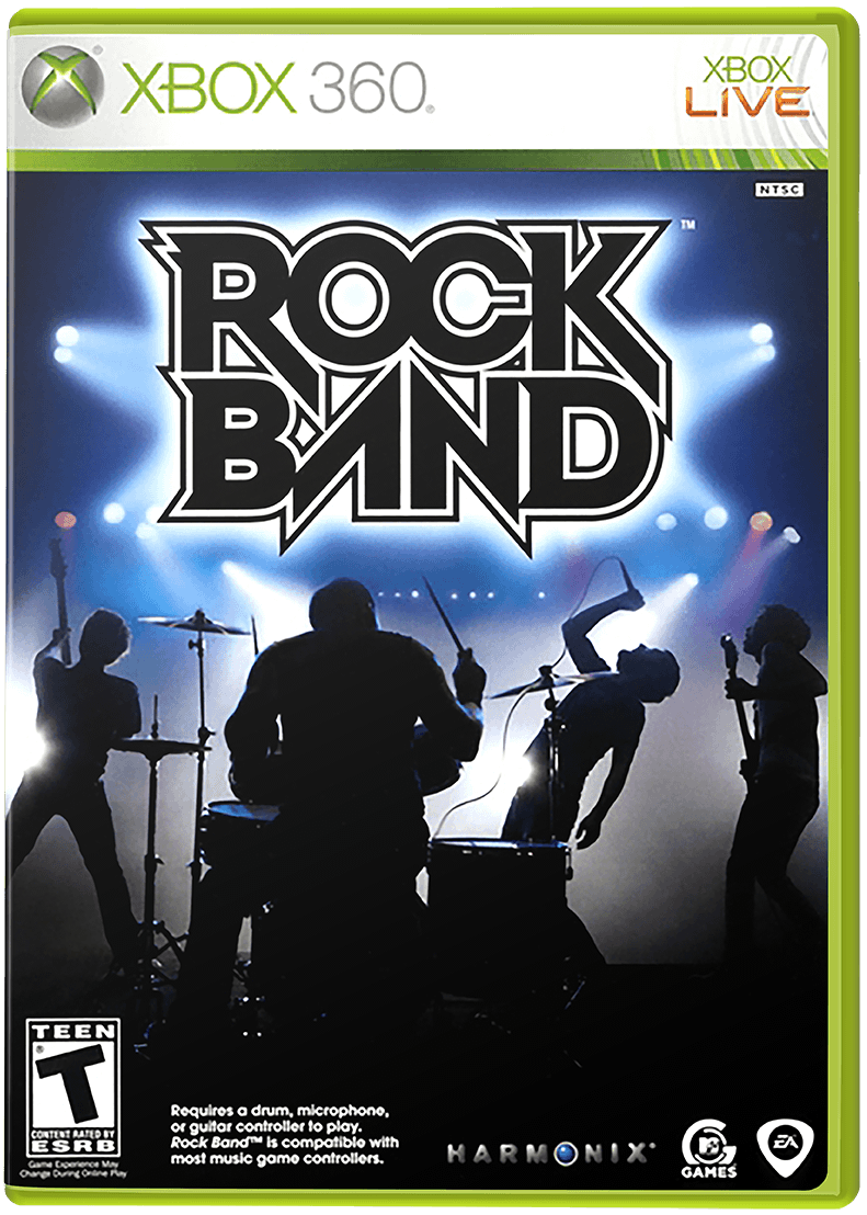 Rock Band Wireless Guitar box art for Xbox 360